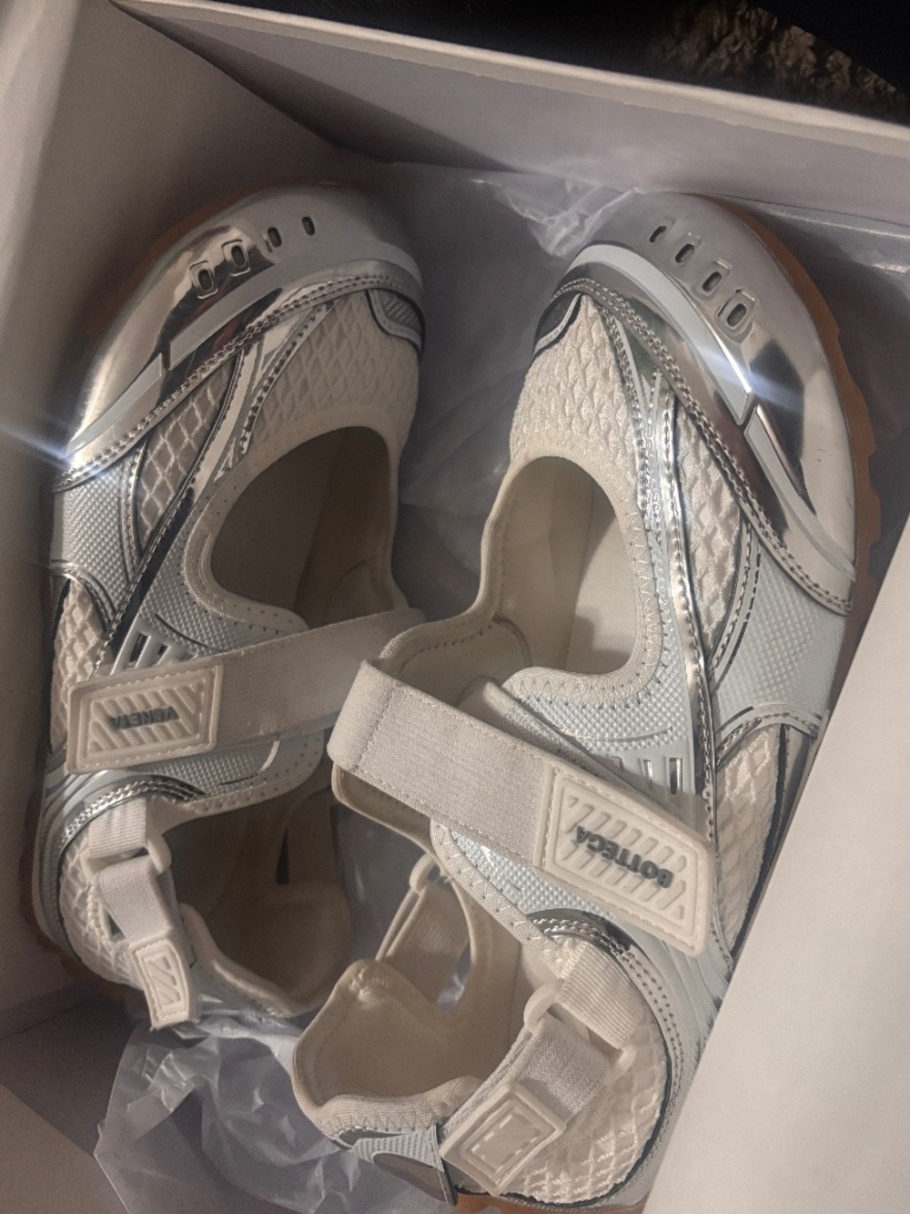 Bottega Veneta Orbit Flash Mary-Jane Sneaker